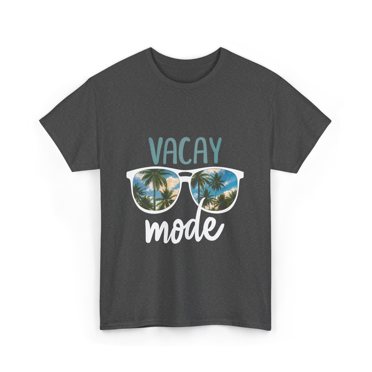 Vacay Mode Vacation Getaway T-Shirt - Dark Heather