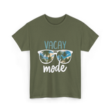 Vacay Mode Vacation Getaway T-Shirt - Military Green