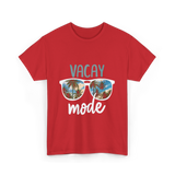 Vacay Mode Vacation Getaway T-Shirt - Red