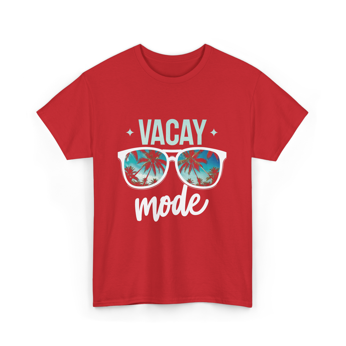 Vacay Mode Vacation Travel Summer T-Shirt - Red