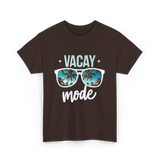 Vacay Mode Vacation Travel Summer T-Shirt - Dark Chocolate