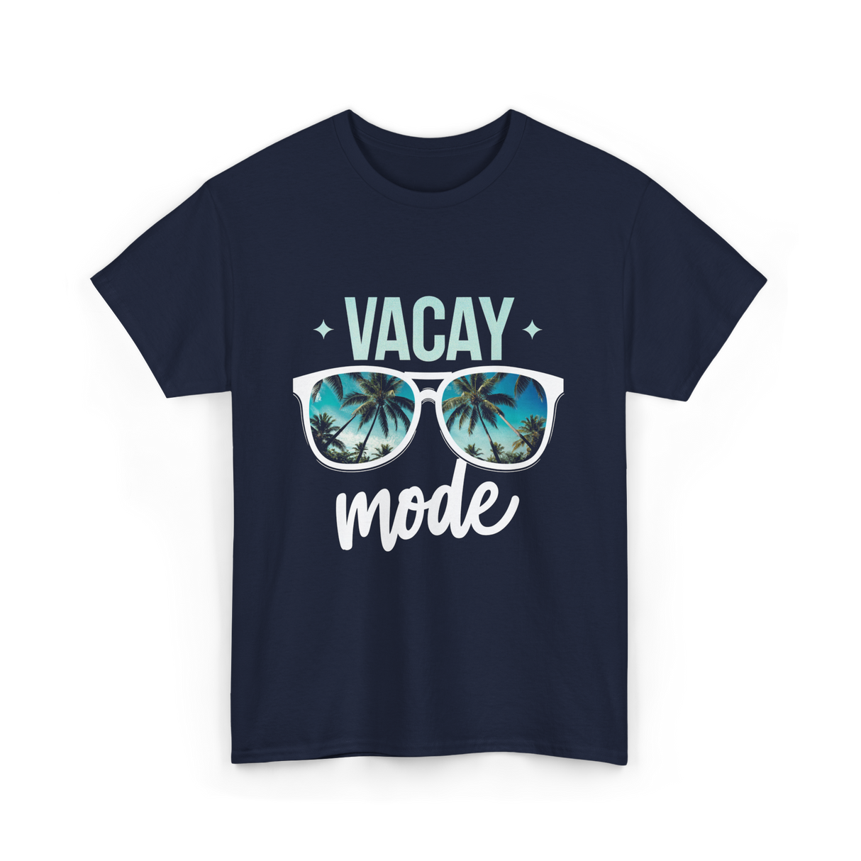 Vacay Mode Vacation Travel Summer T-Shirt - Navy