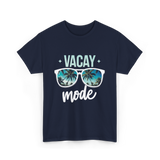 Vacay Mode Vacation Travel Summer T-Shirt - Navy