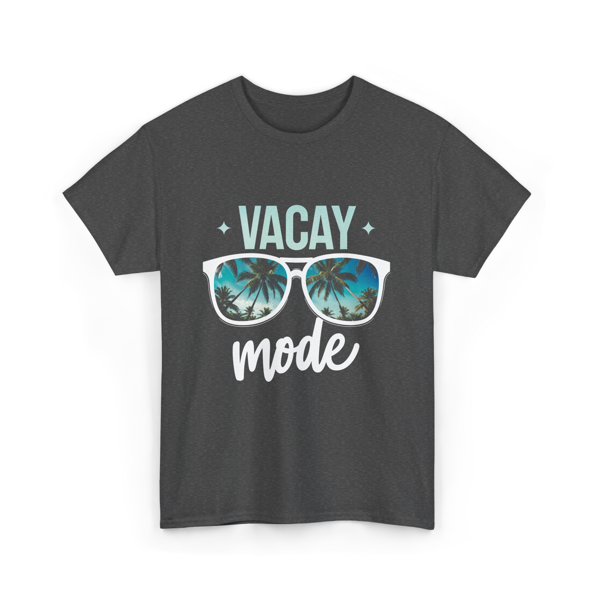 Vacay Mode Vacation Travel Summer T-Shirt - Dark Heather