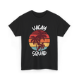 Vacay Squad Summer Travel T-Shirt - Black