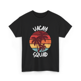 Vacay Squad Summer Travel T-Shirt - Black