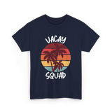 Vacay Squad Summer Travel T-Shirt - Navy