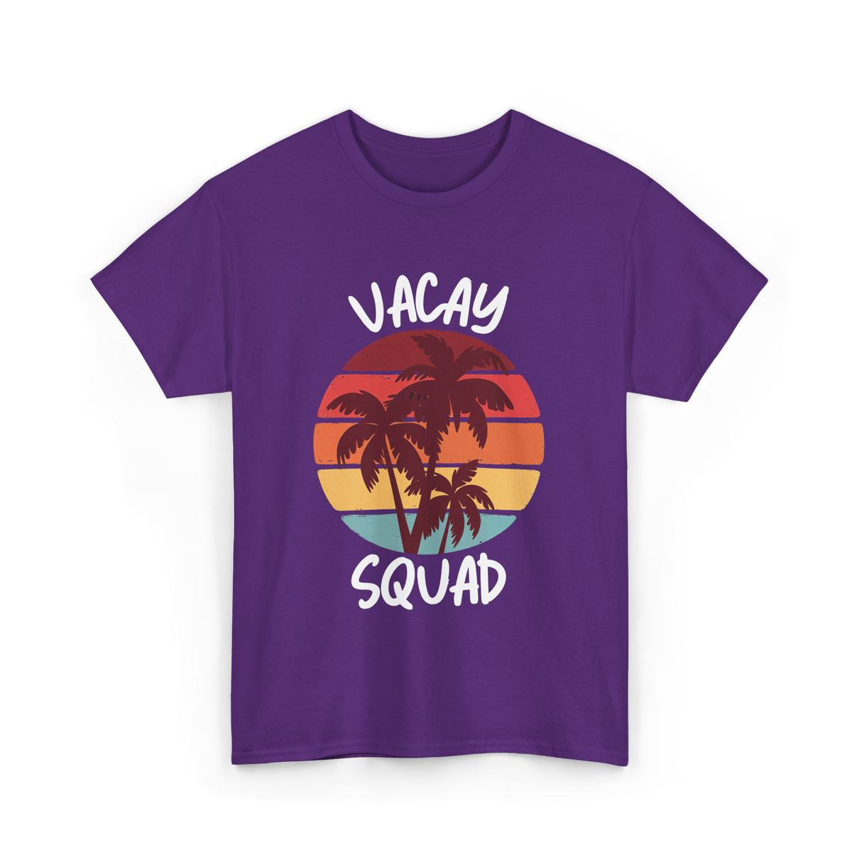 Vacay Squad Summer Travel T-Shirt - Purple