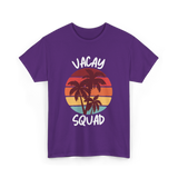 Vacay Squad Summer Travel T-Shirt - Purple