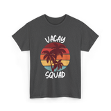 Vacay Squad Summer Travel T-Shirt - Dark Heather