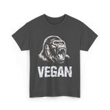 Vegan Gorilla Veganism T-Shirt - Dark Heather