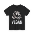 Vegan Gorilla Veganism T-Shirt - Black