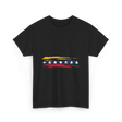 Venezuela 7 Big Stars Flag T-Shirt - Black