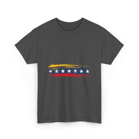 Venezuela 7 Big Stars Flag T-Shirt - Dark Heather