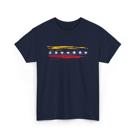 Venezuela Flag Seven Stars Art Pride T-Shirt - Navy