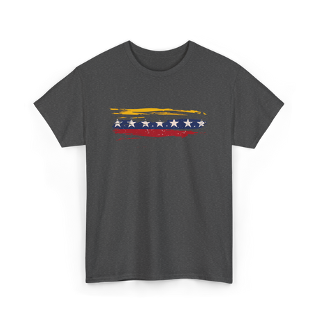 Venezuela Flag Seven Stars Art Pride T-Shirt - Dark Heather