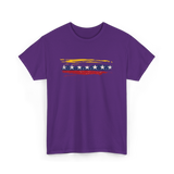 Venezuela Flag Seven Stars Art Pride T-Shirt - Purple