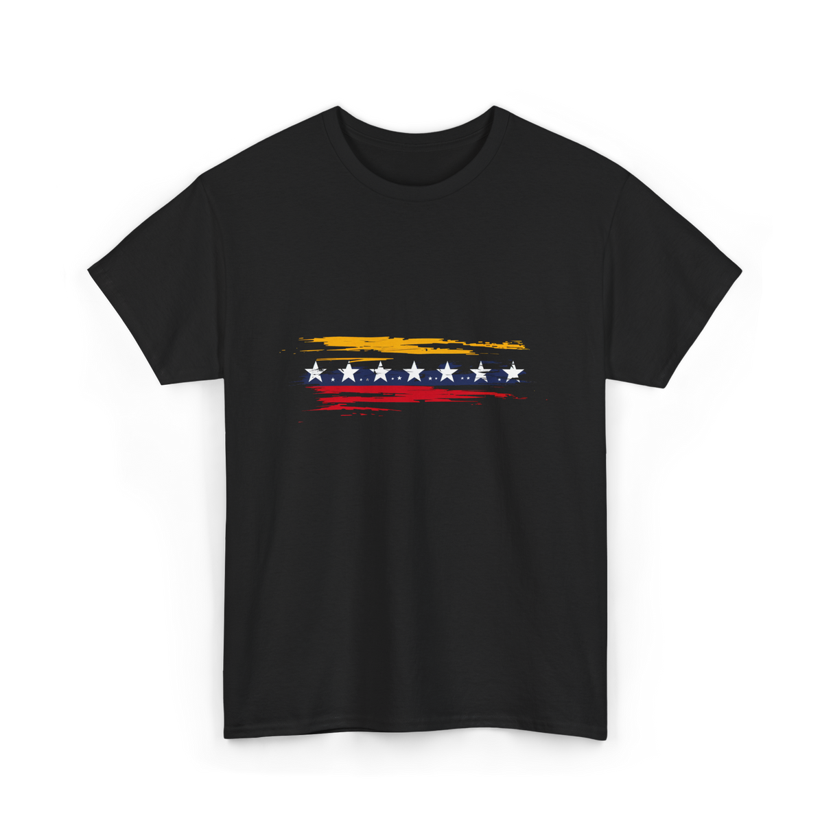 Venezuela Flag Seven Stars Pride T-Shirt - Black