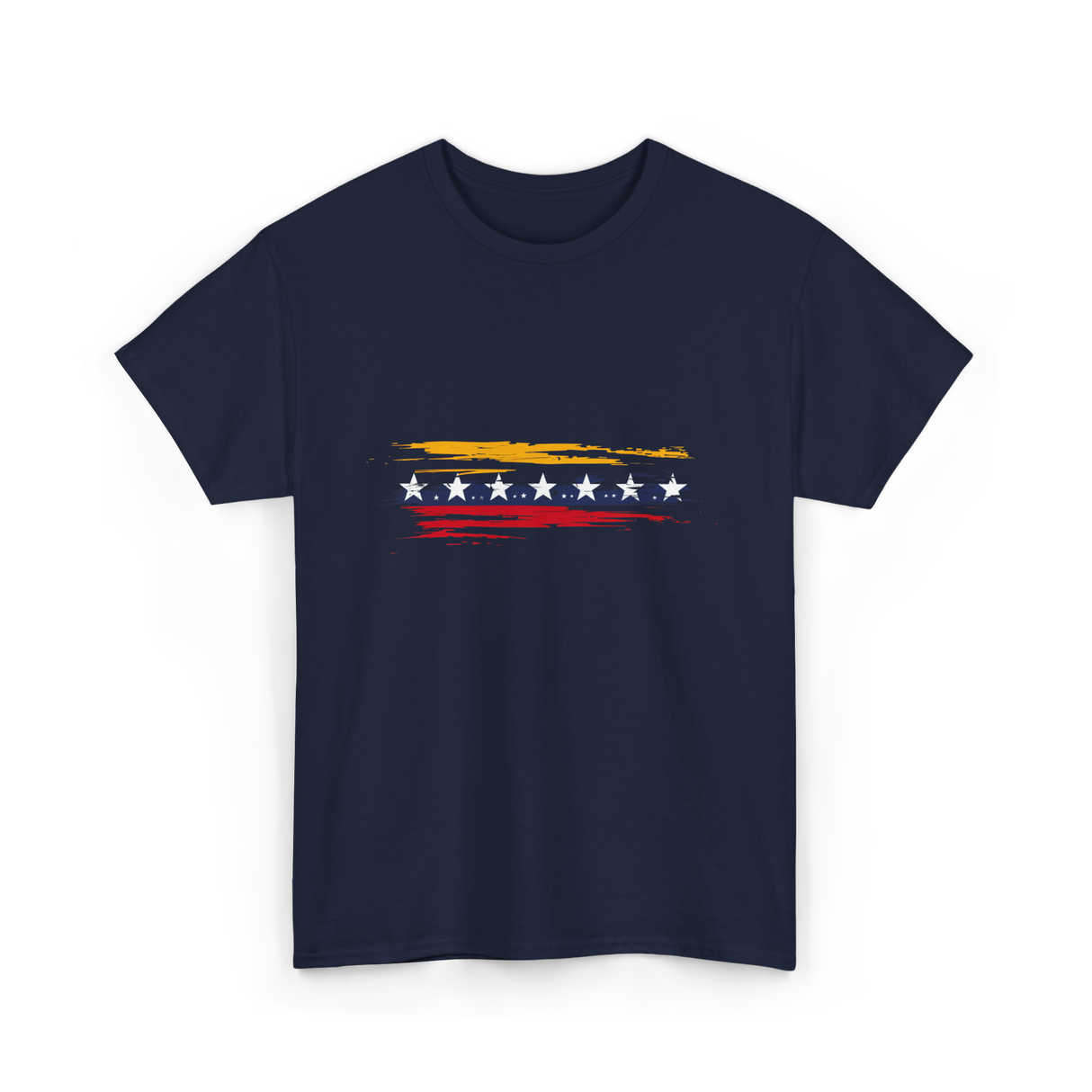 Venezuela Flag Seven Stars Pride T-Shirt - Navy