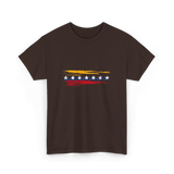 Venezuela Flag Seven Stars Pride T-Shirt - Dark Chocolate