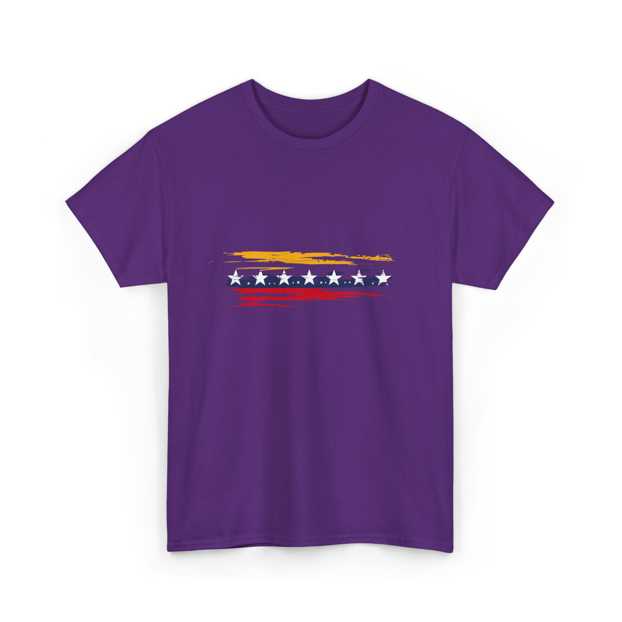 Venezuela Flag Seven Stars Pride T-Shirt - Purple