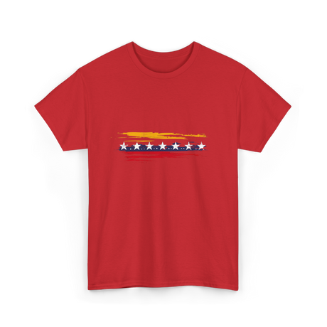 Venezuela Flag Seven Stars Pride T-Shirt - Red