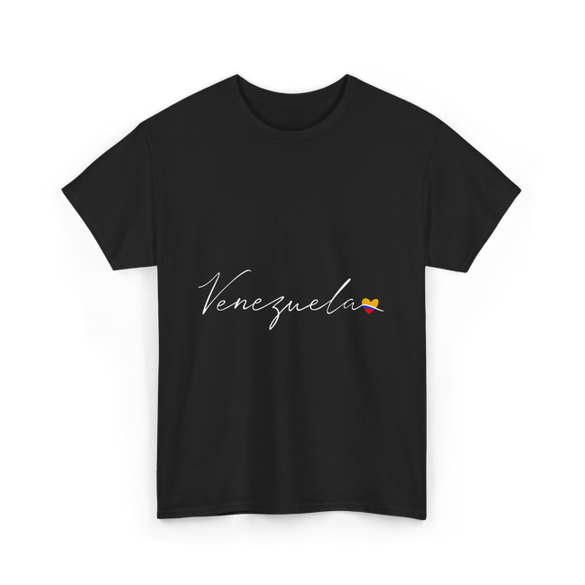 Venezuela Love Flag Pride Venezuelan T-Shirt - Black