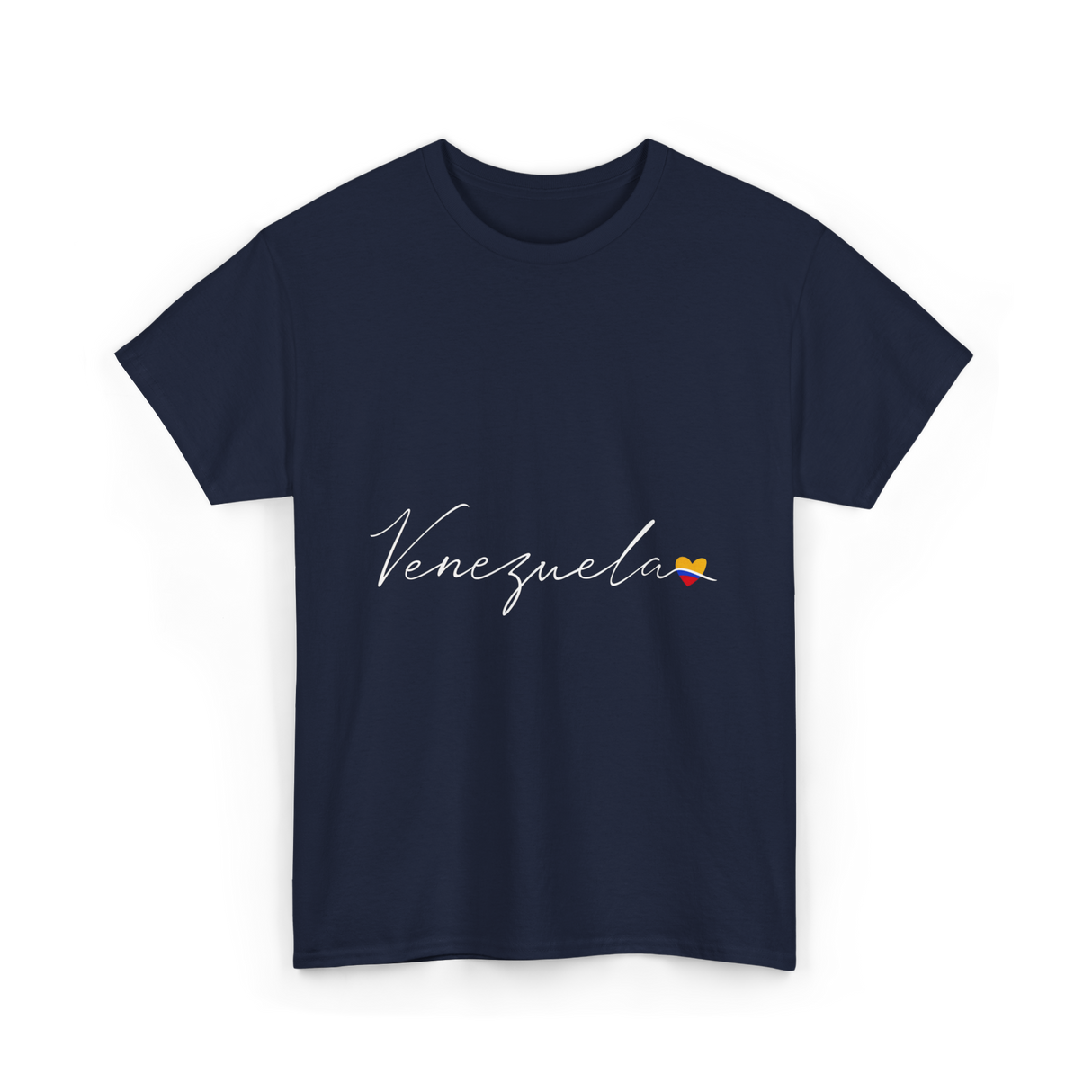 Venezuela Love Flag Pride Venezuelan T-Shirt - Navy