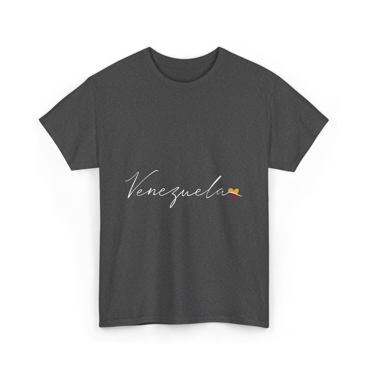 Venezuela Love Flag Pride Venezuelan T-Shirt - Dark Heather