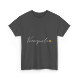 Venezuela Love Flag Pride Venezuelan T-Shirt - Dark Heather