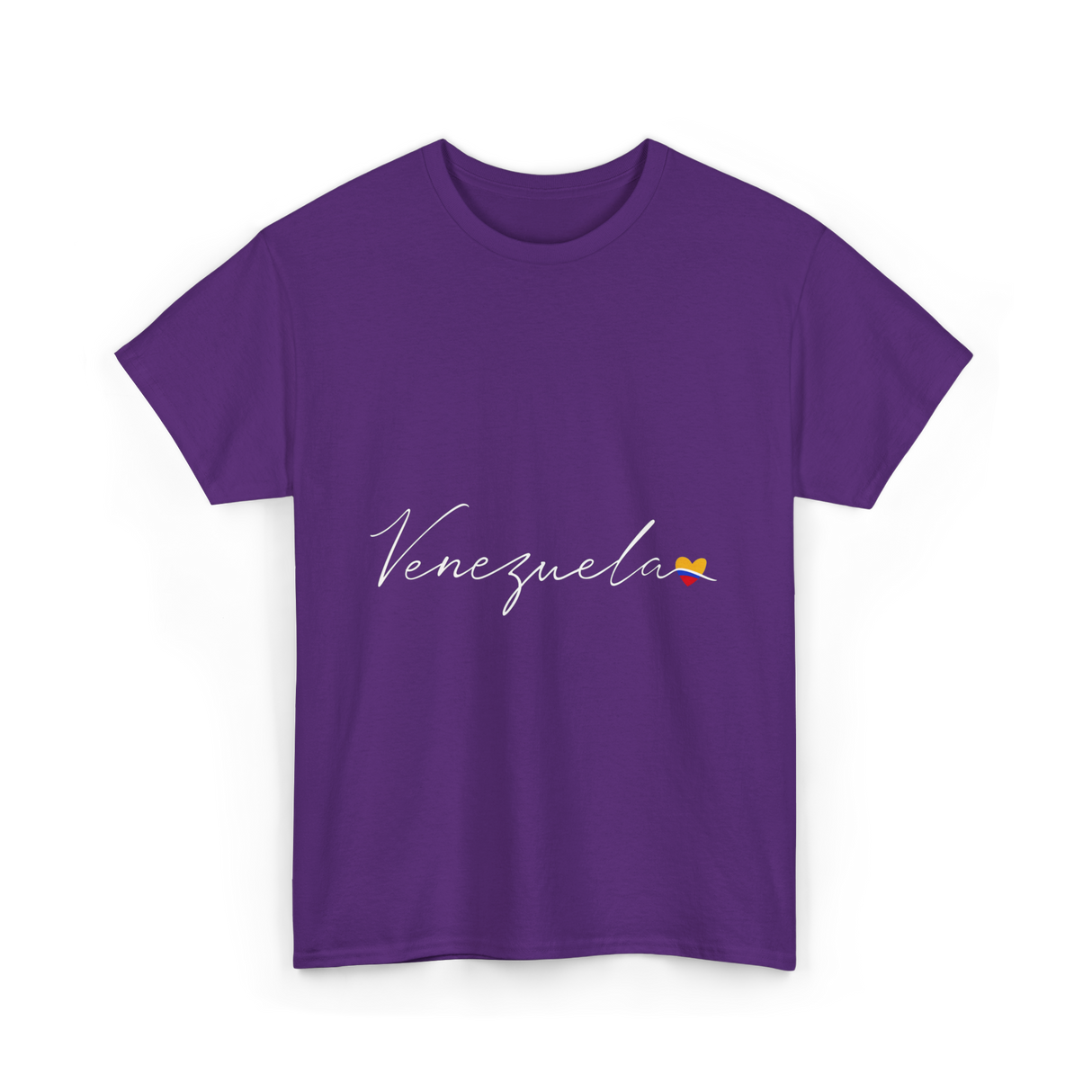 Venezuela Love Flag Pride Venezuelan T-Shirt - Purple