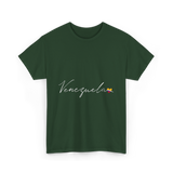 Venezuela Love Flag Pride Venezuelan T-Shirt - Forest Green