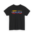 Venezuela Seven Stars Flag Art Patriotism T-Shirt - Black