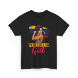 Venezuelan Girl Latin American Heritage T-Shirt - Black