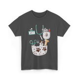 Vet Tech Love Animals Care T-Shirt - Dark Heather