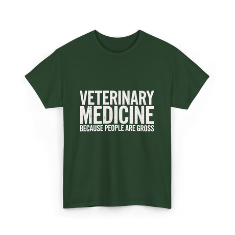 Veterinary Medicine People Veterinary T-Shirt - Forest Green