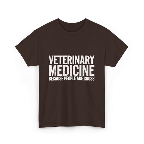 Veterinary Medicine People Veterinary T-Shirt - Dark Chocolate