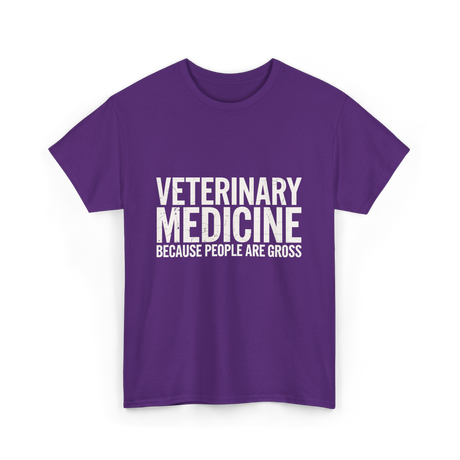 Veterinary Medicine People Veterinary T-Shirt - Purple