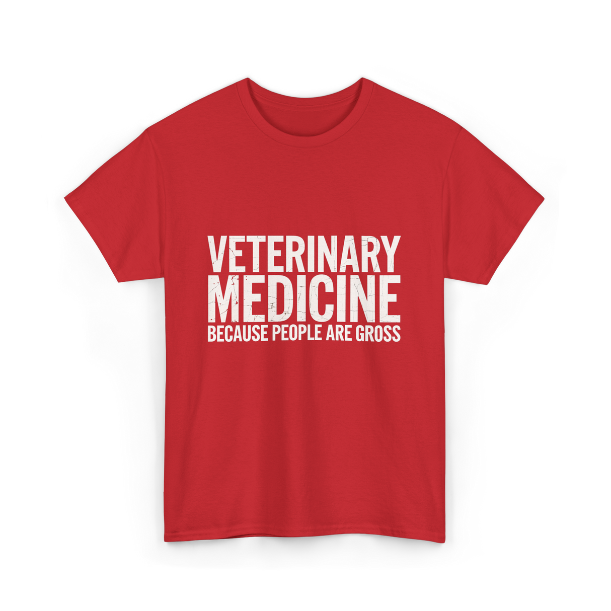 Veterinary Medicine People Veterinary T-Shirt - Red