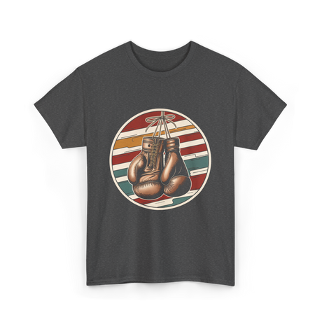 Vintage Boxing Gloves Boxer T-Shirt - Dark Heather
