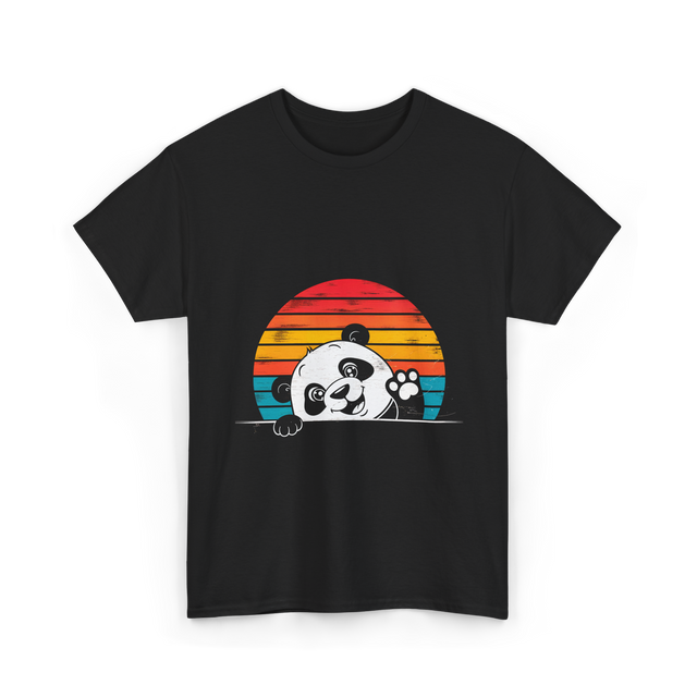 Vintage Panda T-Shirt - Black