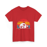 Vintage Panda T-Shirt - Red