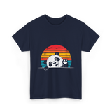 Vintage Panda T-Shirt - Navy