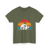 Vintage Panda T-Shirt - Military Green
