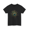 Vintage Peacock Feather Peacock T-Shirt - Black