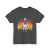 Vintage Pigeons Retro Pigeon T-Shirt - Dark Heather