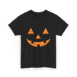 Vintage Pumpkin Face Pumpkin T-Shirt - Black