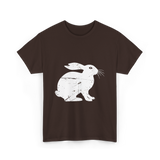 Vintage Rabbit Distressed Rabbit T-Shirt - Dark Chocolate