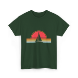 Vintage Sailing Boat Sailing T-Shirt - Forest Green