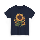 Vintage Sunflower T-Shirt - Navy